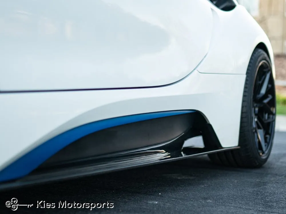 2014-2020 BMW i8 (I12) Performance Inspired Carbon Fiber Aero Side Skirt Extensions