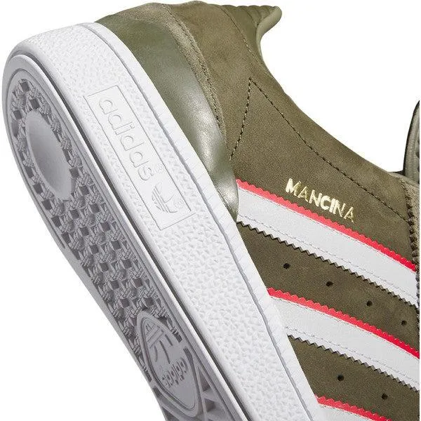 Adidas Busenitz Pro x Dan Mancina Olive Strata - Red - Footwear White