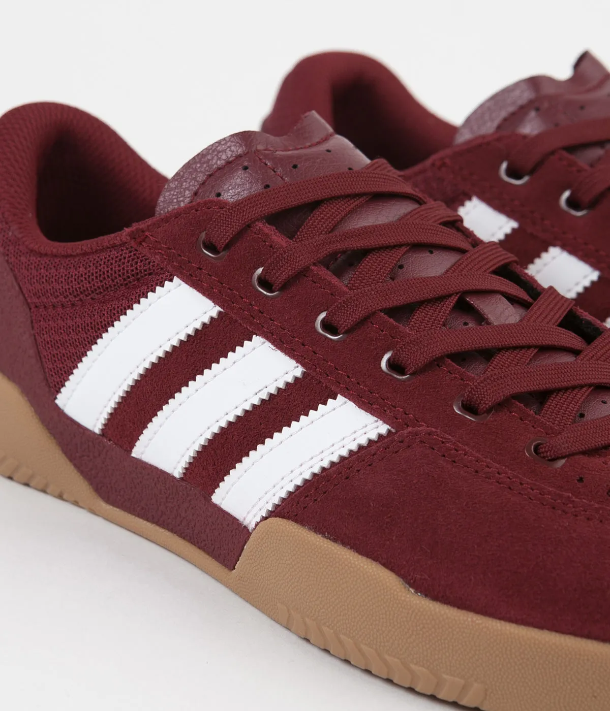 Adidas City Cup Shoes - Collegiate Burgundy / White / Gum4