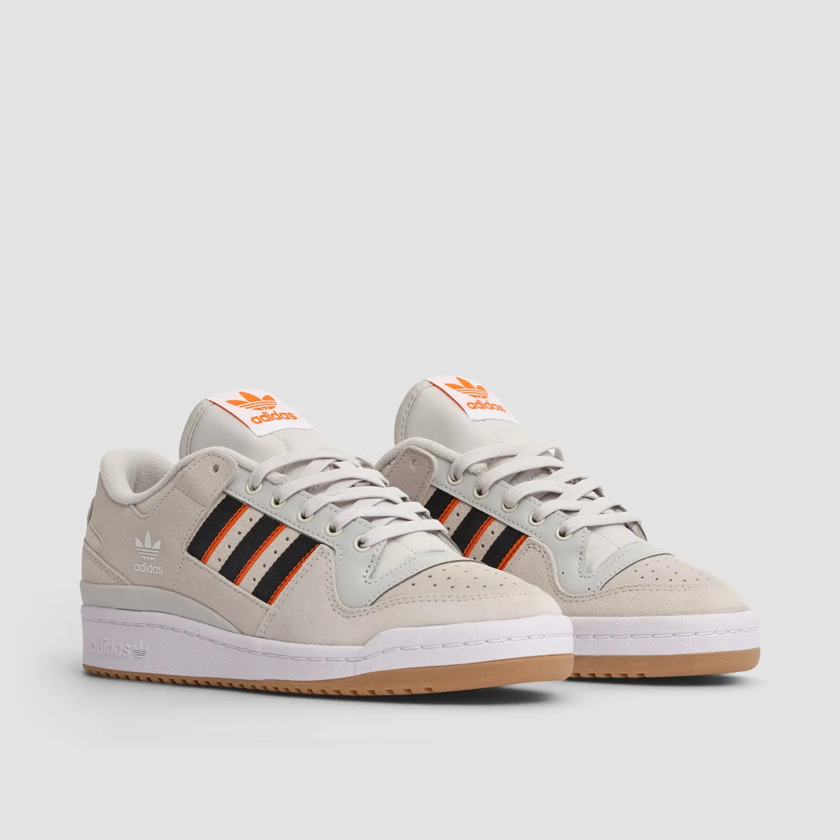 adidas Forum 84 Low ADV Shoes - Grey One/Imp Orange/Footwear White