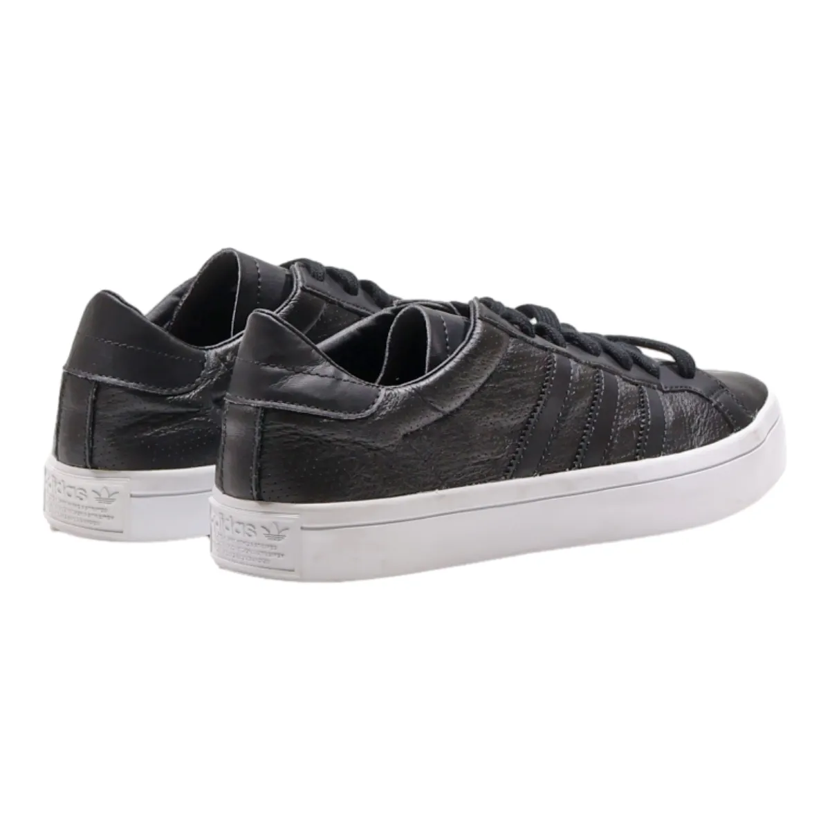 ADIDAS Low Top Trainers Black Synthetic Womens UK 6.5