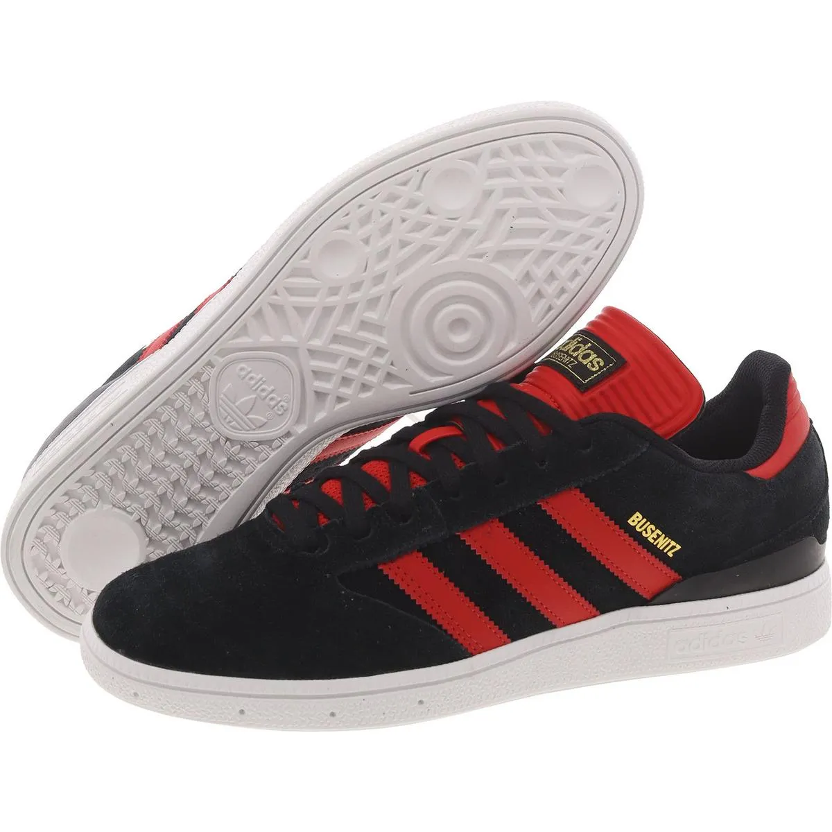 adidas Originals Mens Busenitz Leather Athleisure Skateboarding Shoes