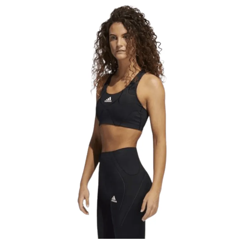 Adidas Womens Black Lux Sports Bra