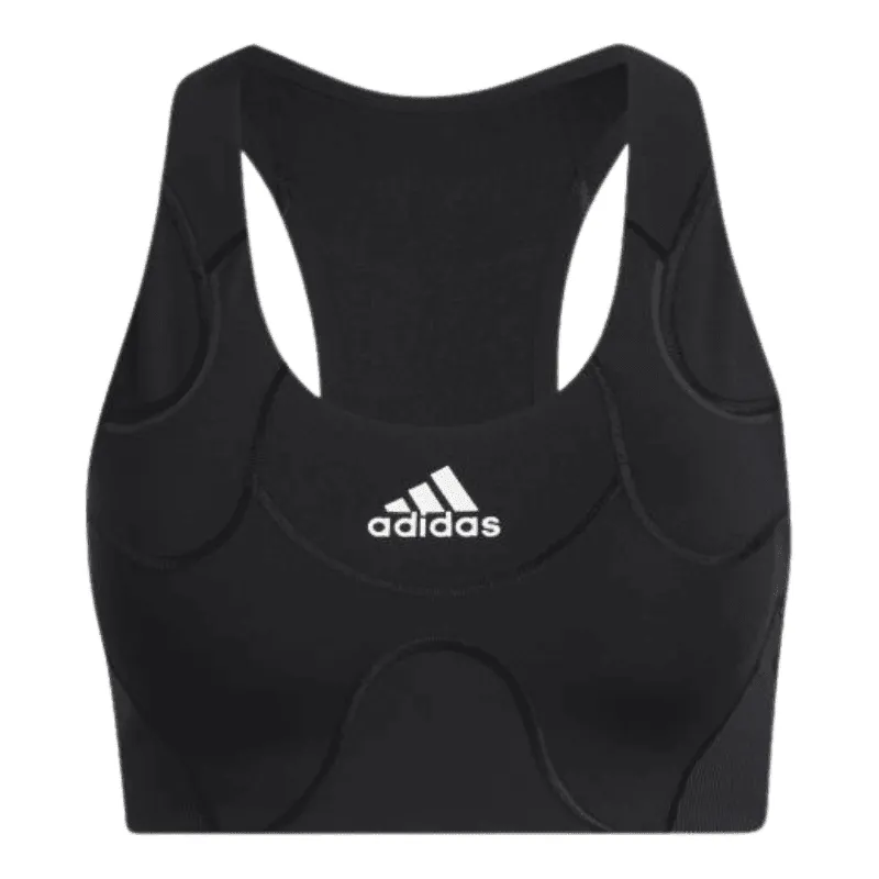 Adidas Womens Black Lux Sports Bra