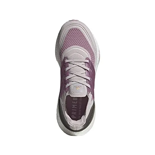 adidas Women's Ultraboost 21 Running Shoe, Ice Purple/White/Rose Tone, 8.5