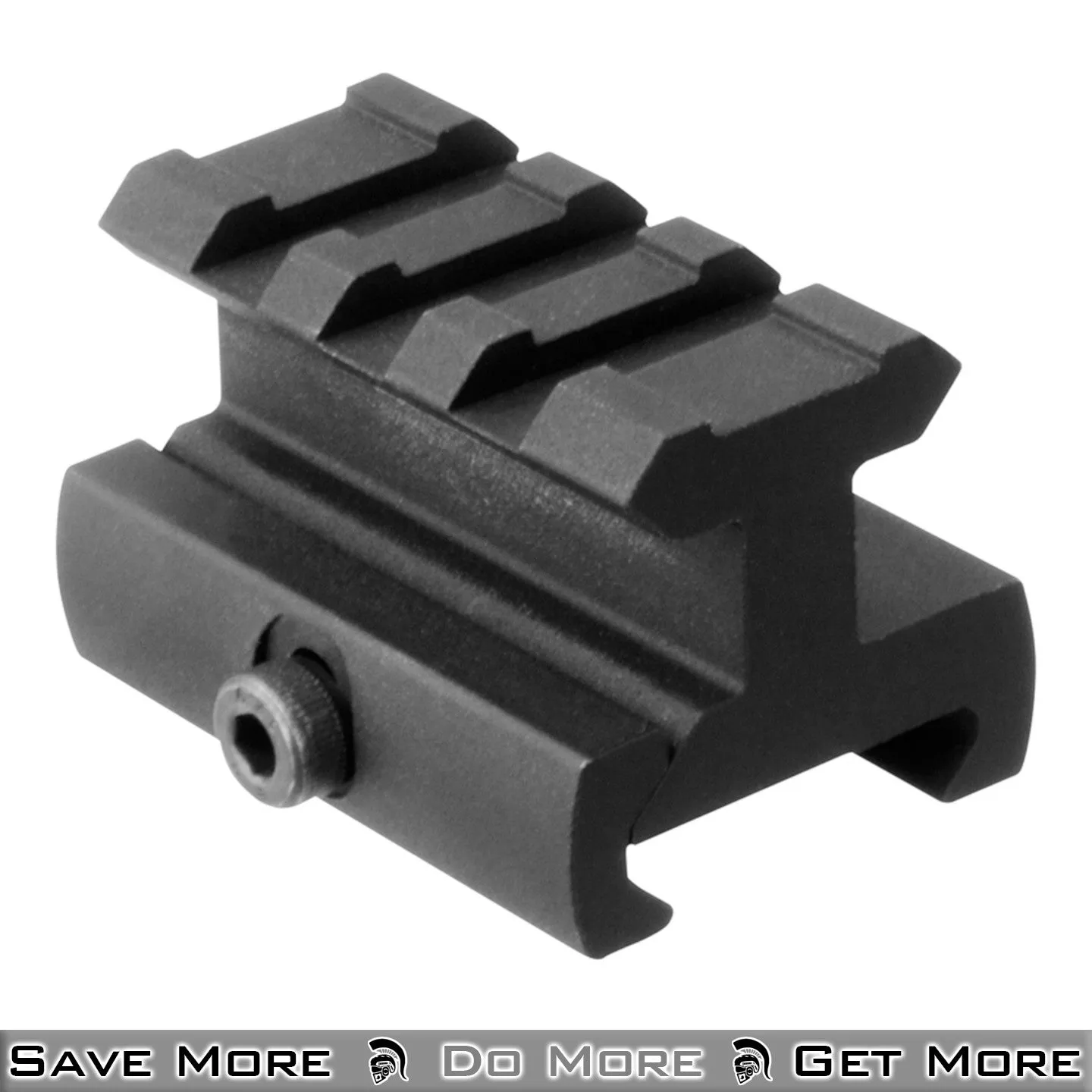 Aim Sports 3/4'' High, 1.6'' Long Riser Mount/Medium Profile ML110 for Airsoft Training Weapons