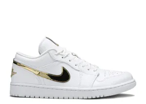 Air Jordan 1 Retro Low ‘White Metallic Gold’ Revered Footwear