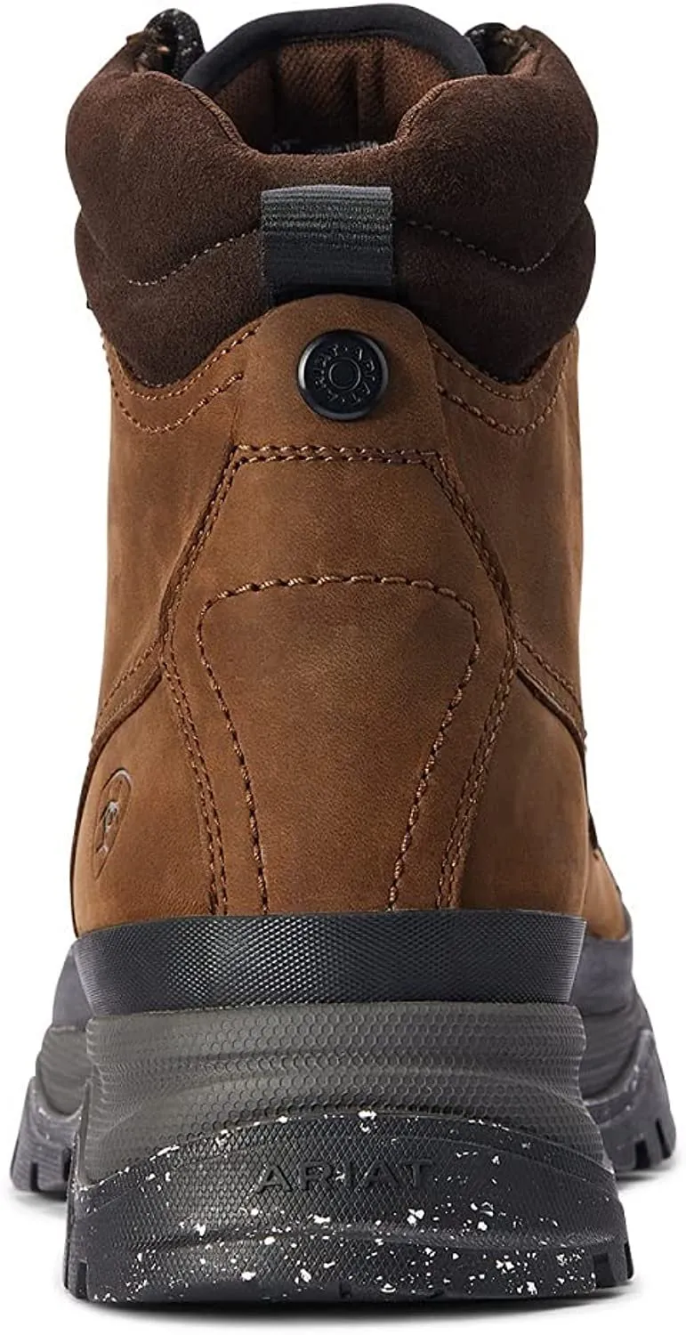 Ariat Men's Moresby Waterproof Boot Western, Oily Distressed Brown