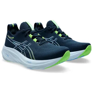 Asics Mens Trainer Gel-Nimbus 26 French Blue/Electric Lime