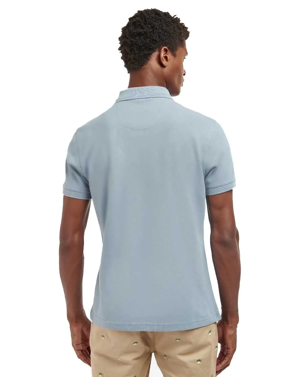 BARBOUR Sports Polo Shirt - Men's - Washed Blue