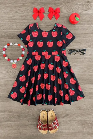 Black & Red Apple Dress