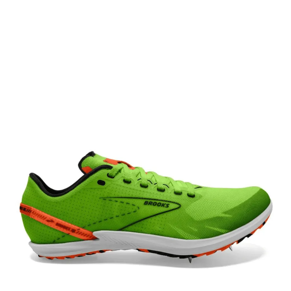 Brooks Draft XC Women's Running Shoes Green Gecko/Red Orange/White AW24