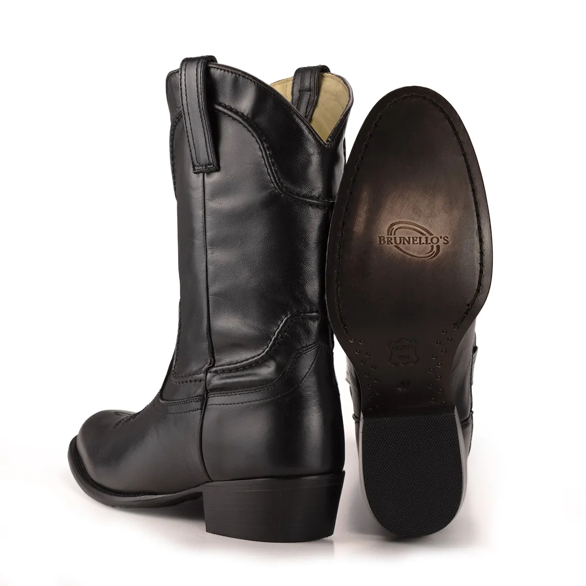 Brunello's The Walker Boot in Black