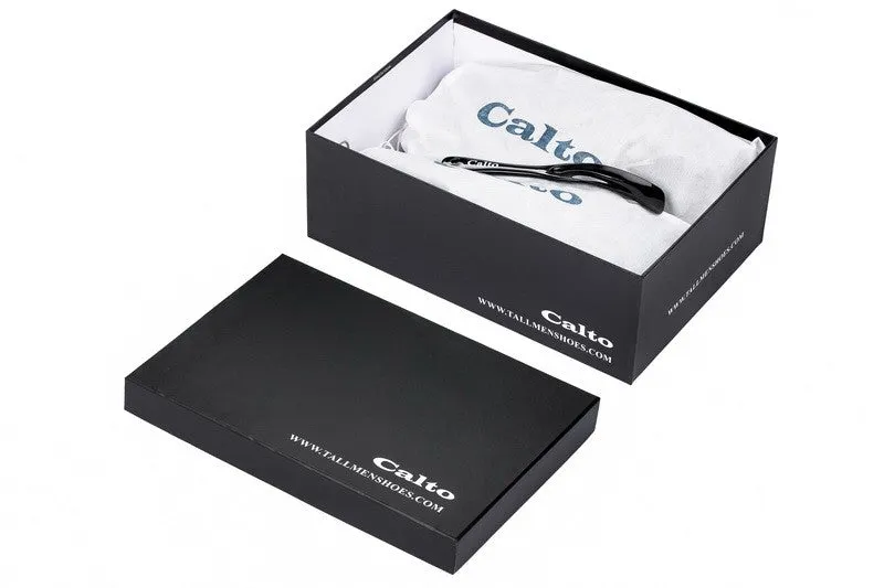 CALTO - T18051 - 2.8 Inches Taller (Nubuck Black)