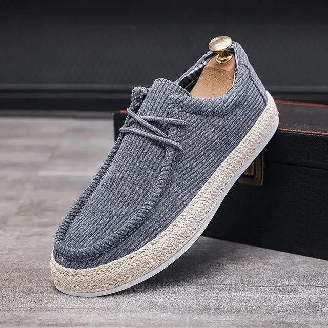 Casual Solid Canvas Slip-On Shoes