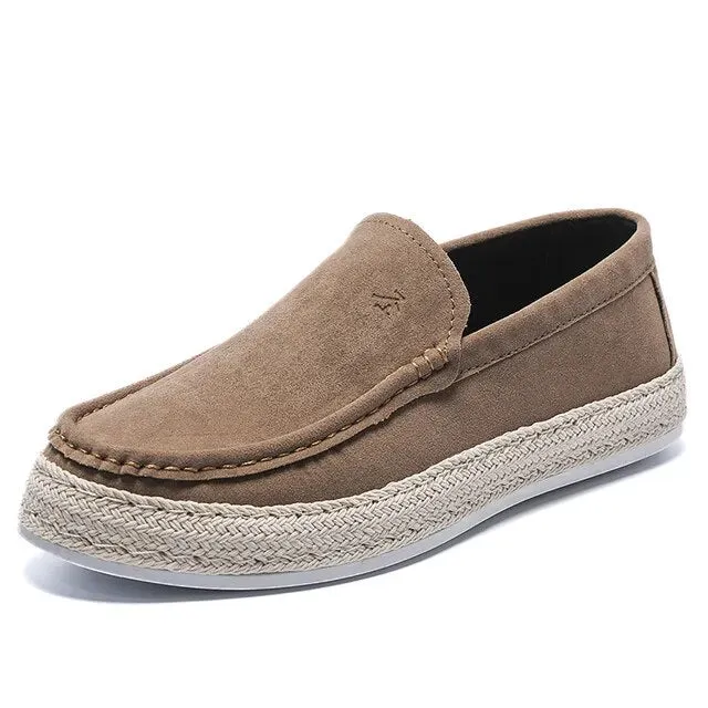 Casual Solid Canvas Slip-On Shoes