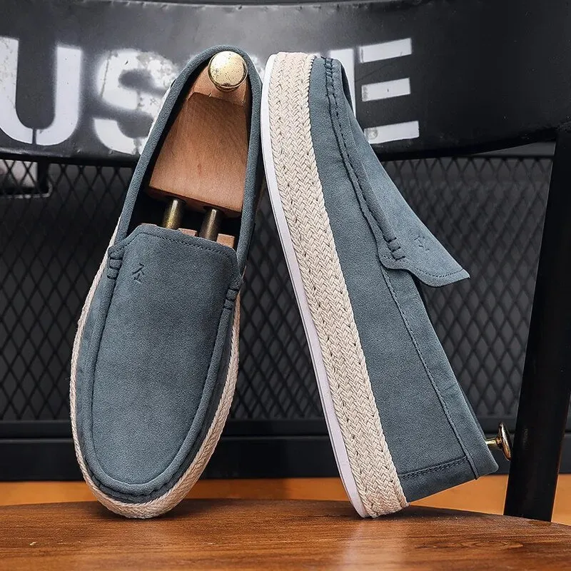 Casual Solid Canvas Slip-On Shoes