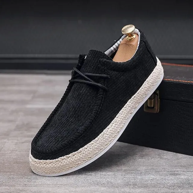 Casual Solid Canvas Slip-On Shoes