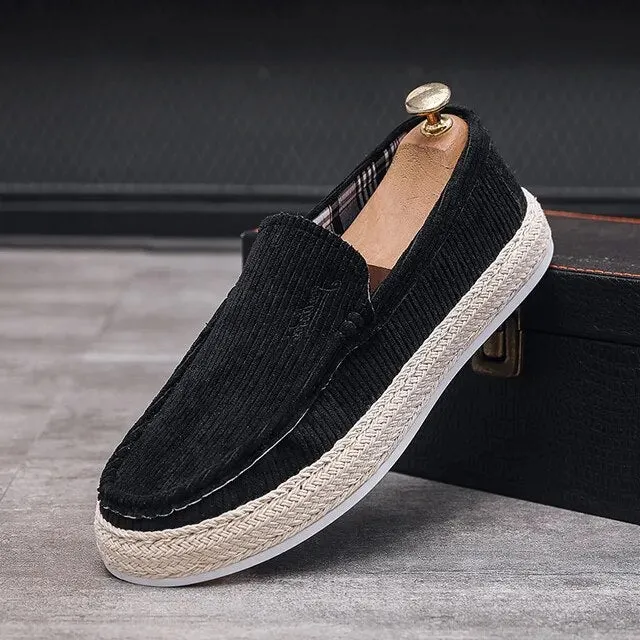 Casual Solid Canvas Slip-On Shoes