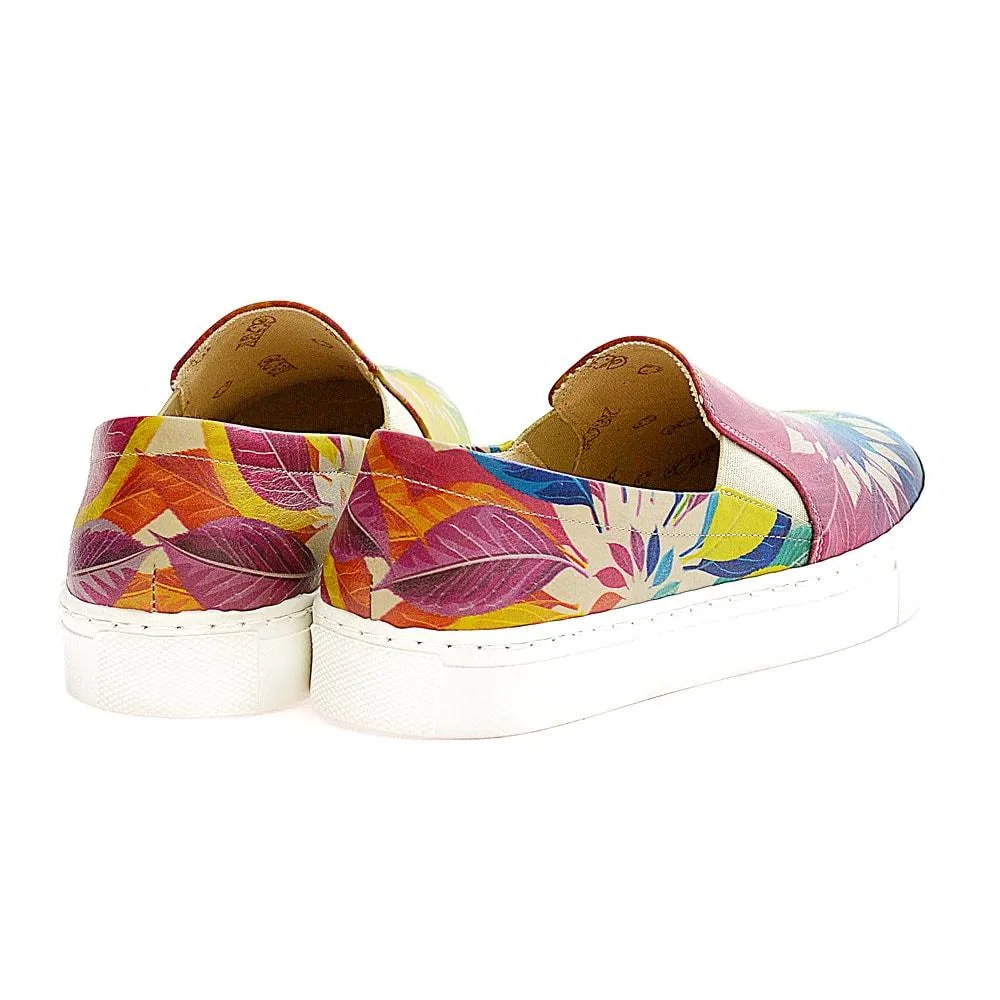 Colored Leaves Sneaker Shoes VN4003