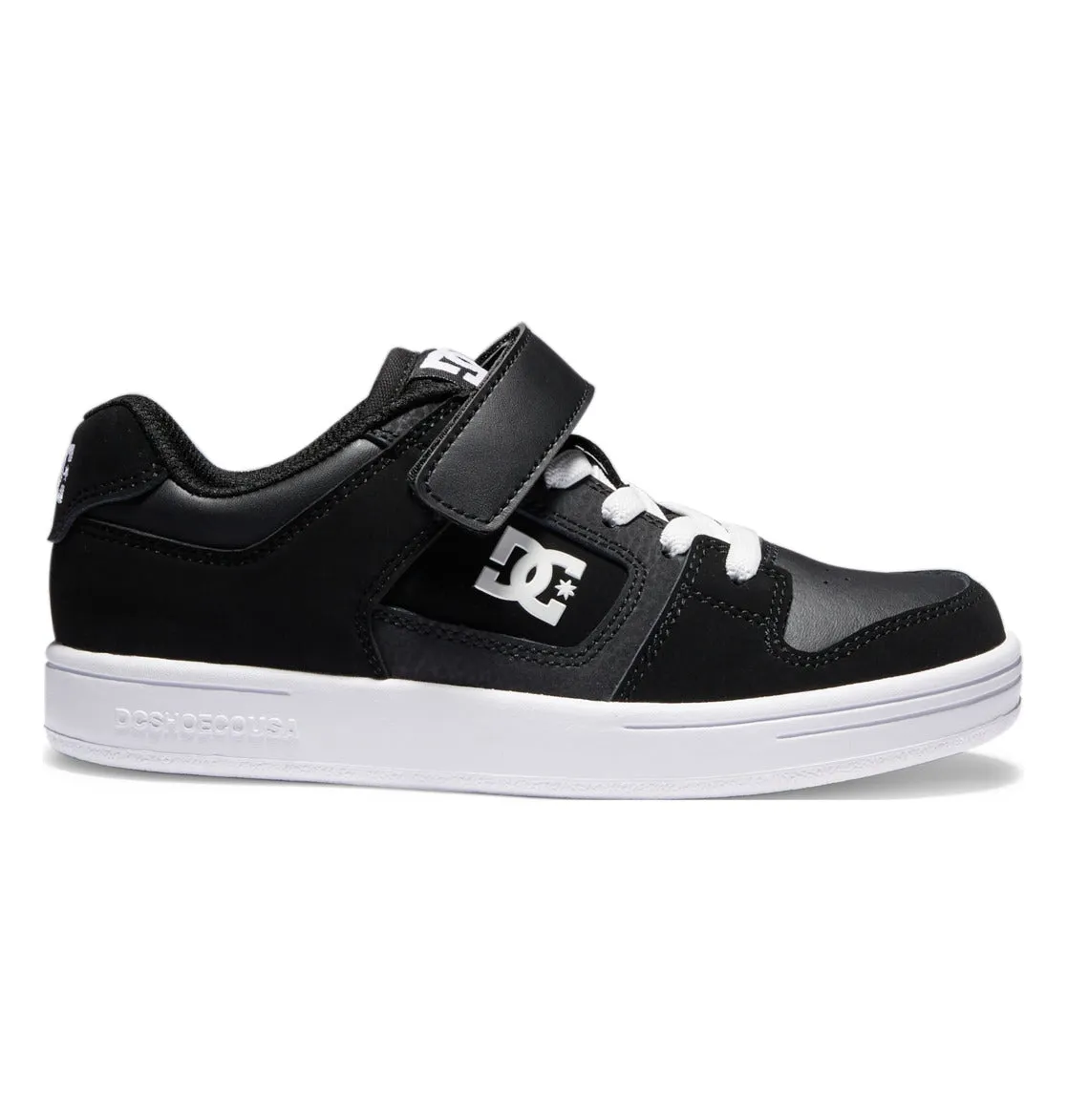 DC Shoes Kids Manteca 4 V Skateboarding Trainers Hook and Loop Skate Shoes