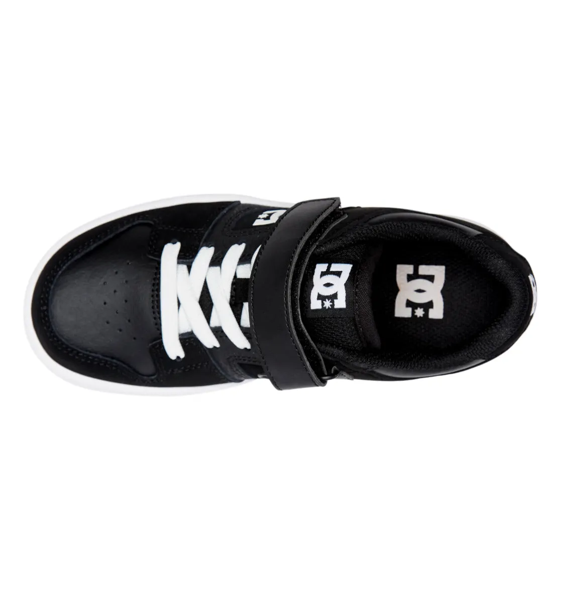 DC Shoes Kids Manteca 4 V Skateboarding Trainers Hook and Loop Skate Shoes