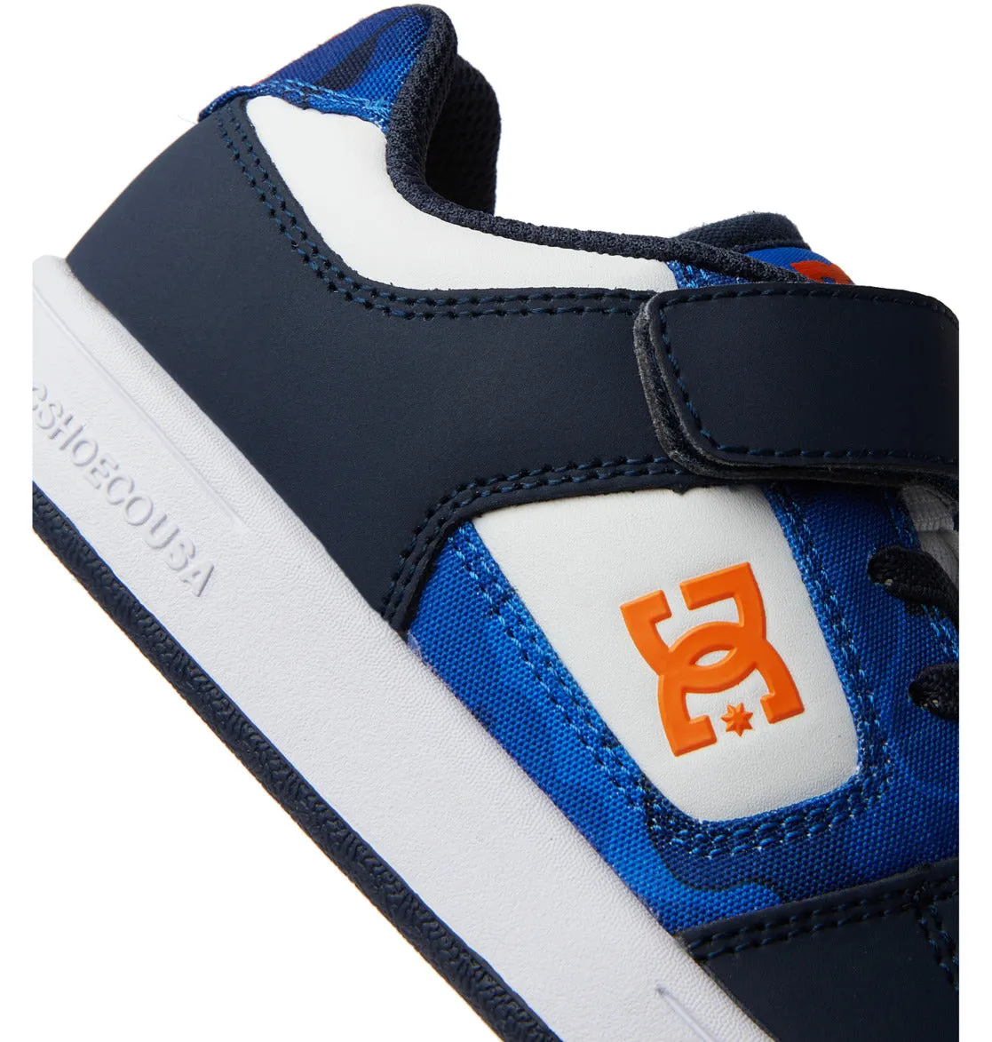 DC Shoes Kids Manteca 4 V Skateboarding Trainers Hook and Loop Skate Shoes