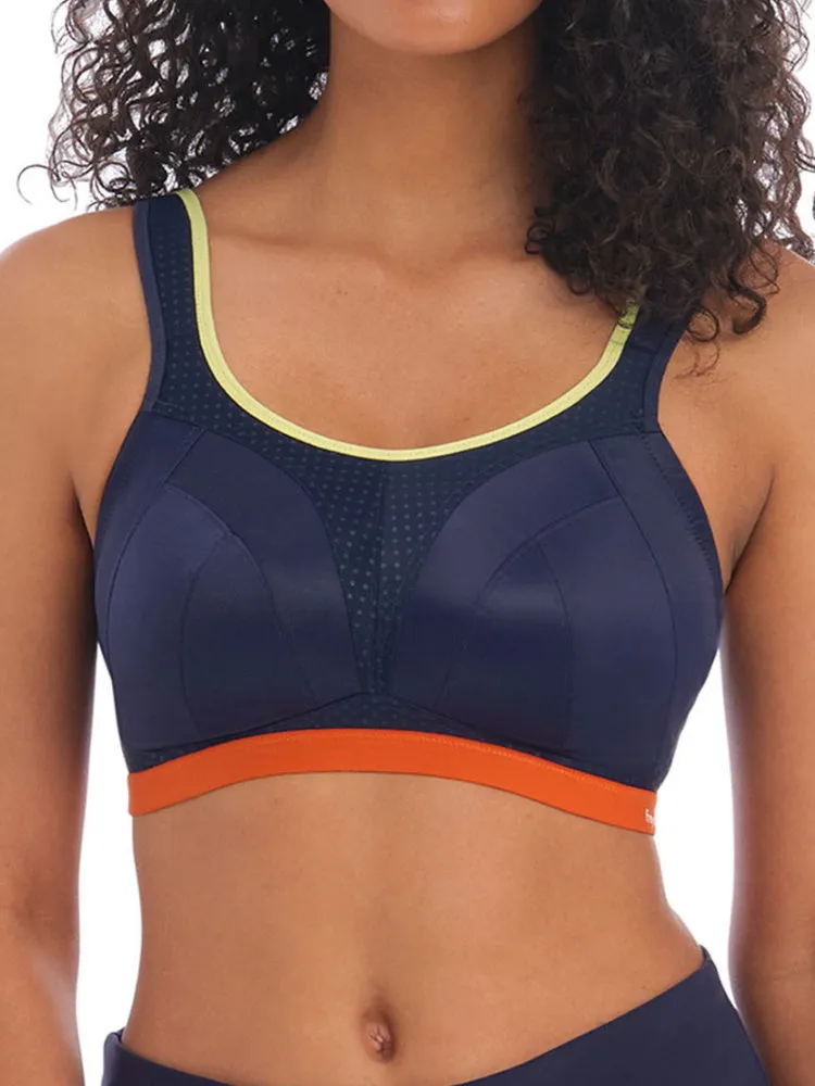 Dynamic Non-Wired Sports Bra - Navy Spice