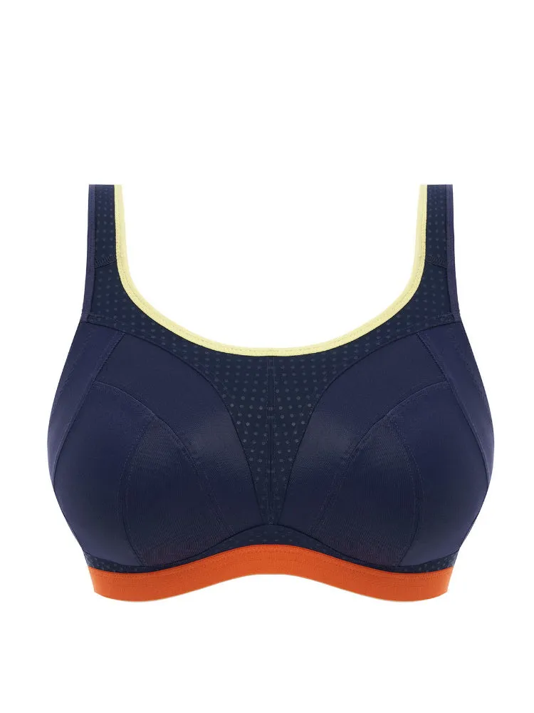 Dynamic Non-Wired Sports Bra - Navy Spice