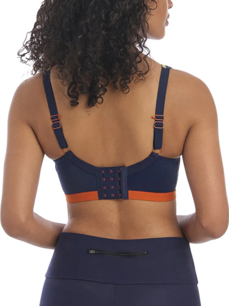 Dynamic Non-Wired Sports Bra - Navy Spice