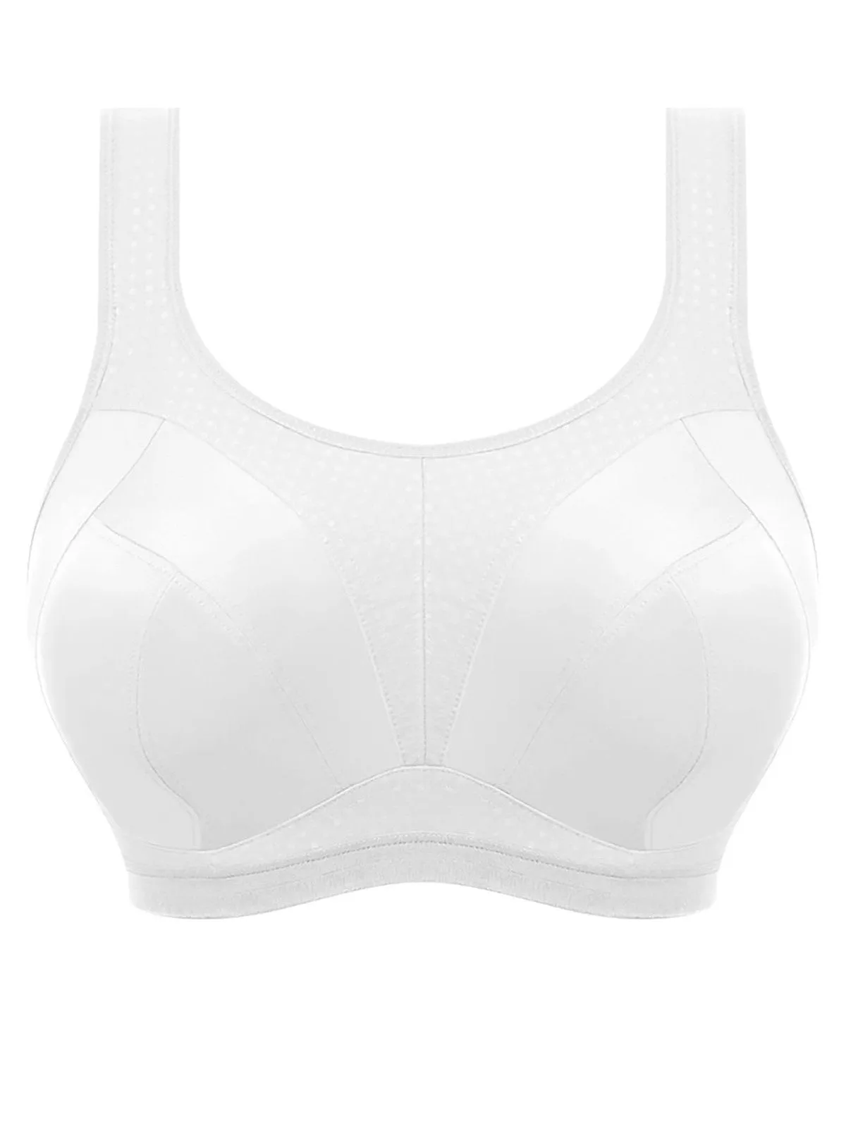 Dynamic Non-Wired Sports Bra - White