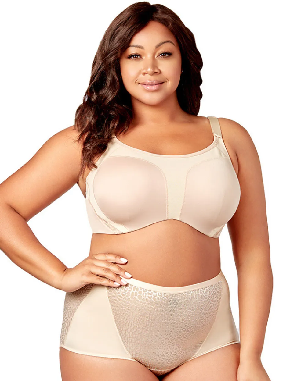 Elila Sports Bra, Nude | Nude Elila Sports Bra 2511 | Elila Microfiber Underwire Sports Bra, Nude