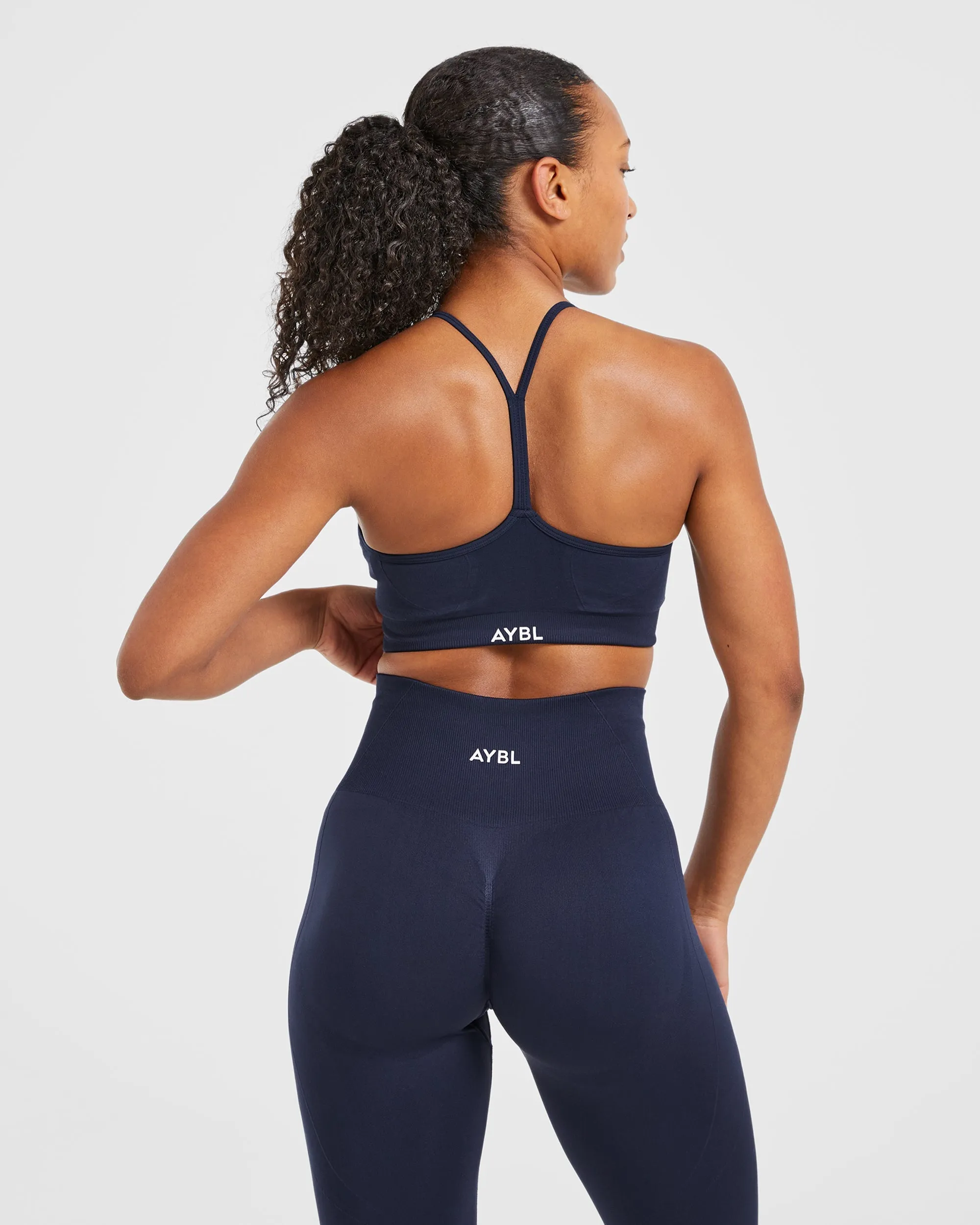 Empower Seamless Sports Bra - Navy