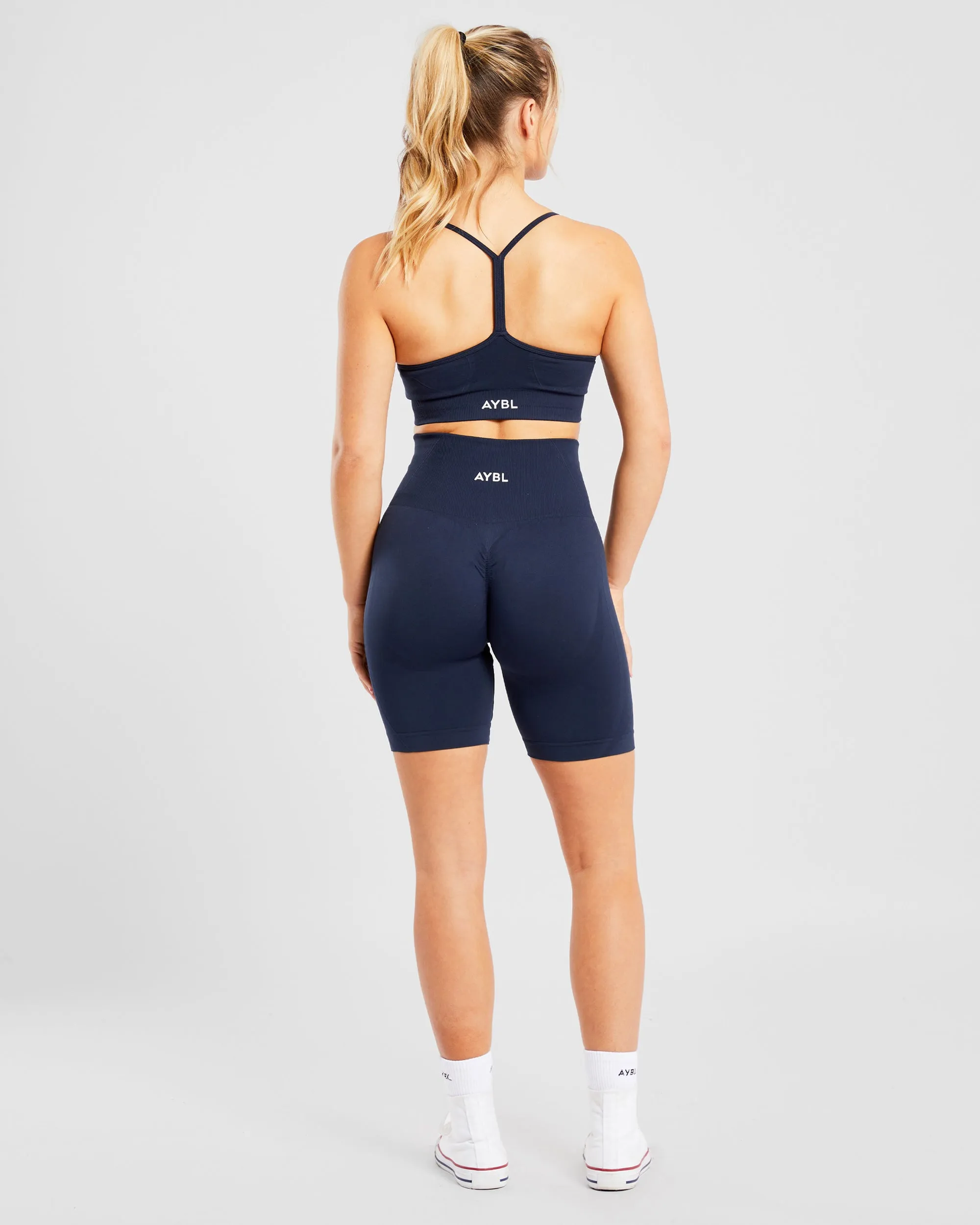 Empower Seamless Sports Bra - Navy