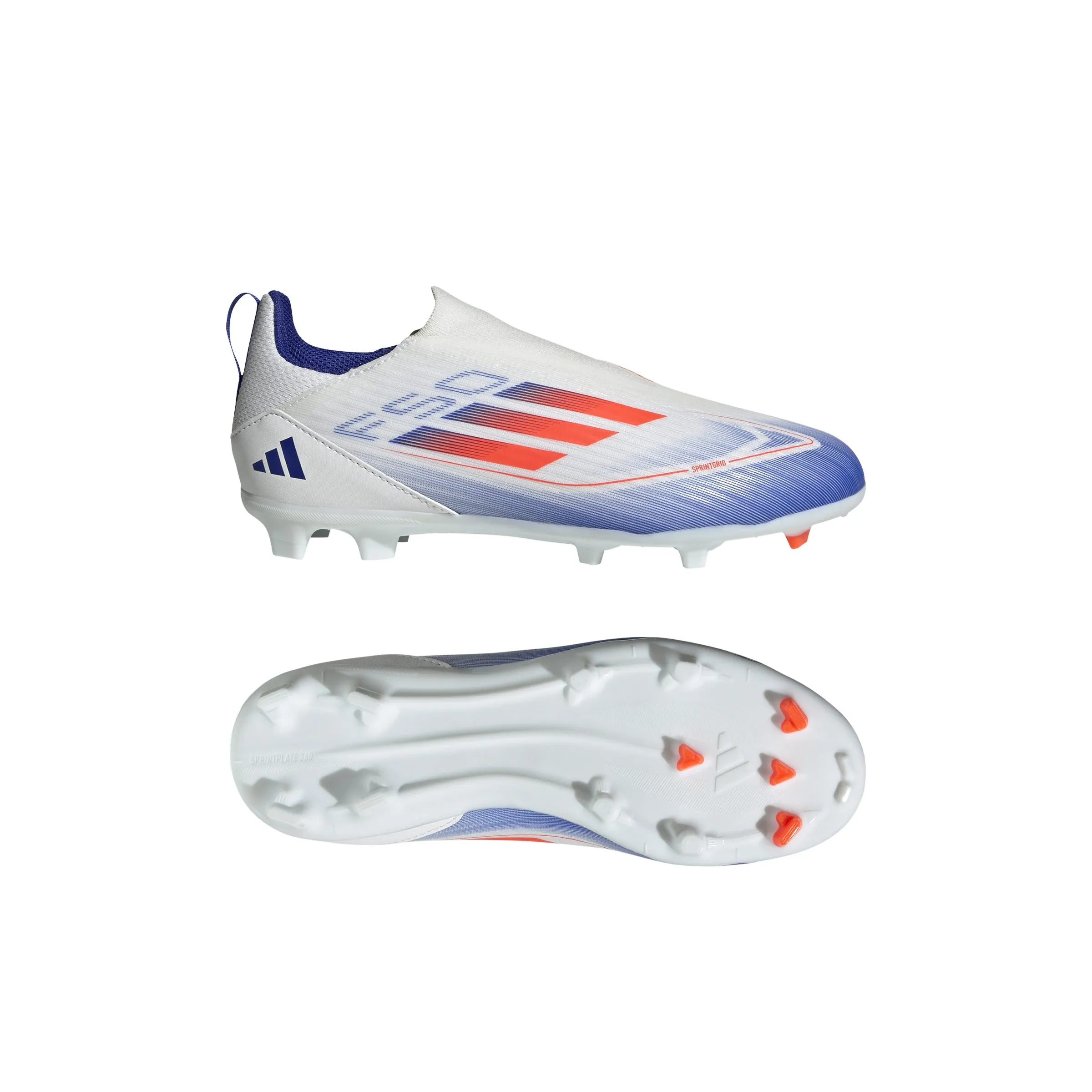 F50 League Laceless FG/MG Jnr Football Boots