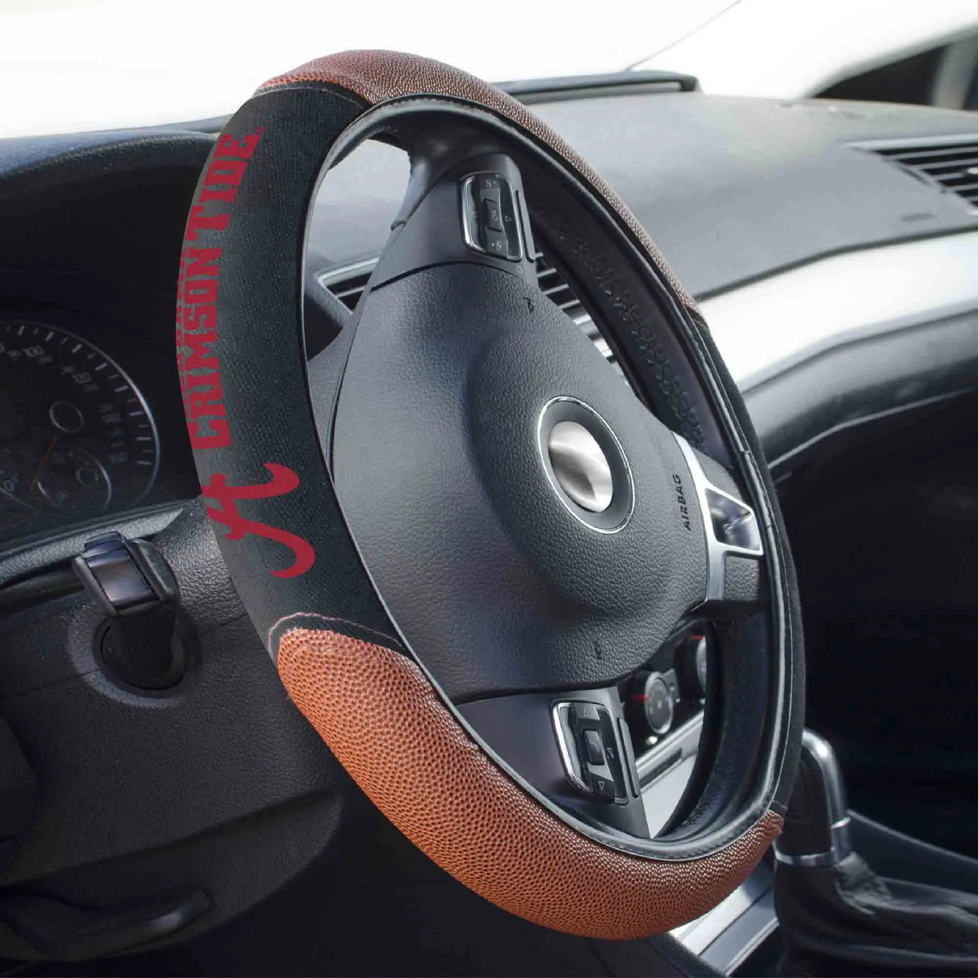 Fanmats Alabama Crimson Tide Grip Steering Wheel Cover