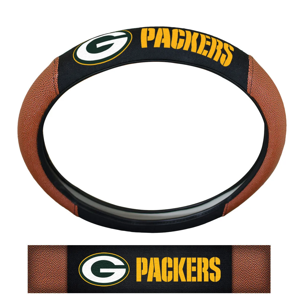 Fanmats Green Bay Packers Sports Grip Steering Wheel Cover