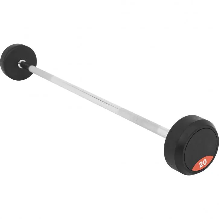 Fixed Rubber Barbell 20KG