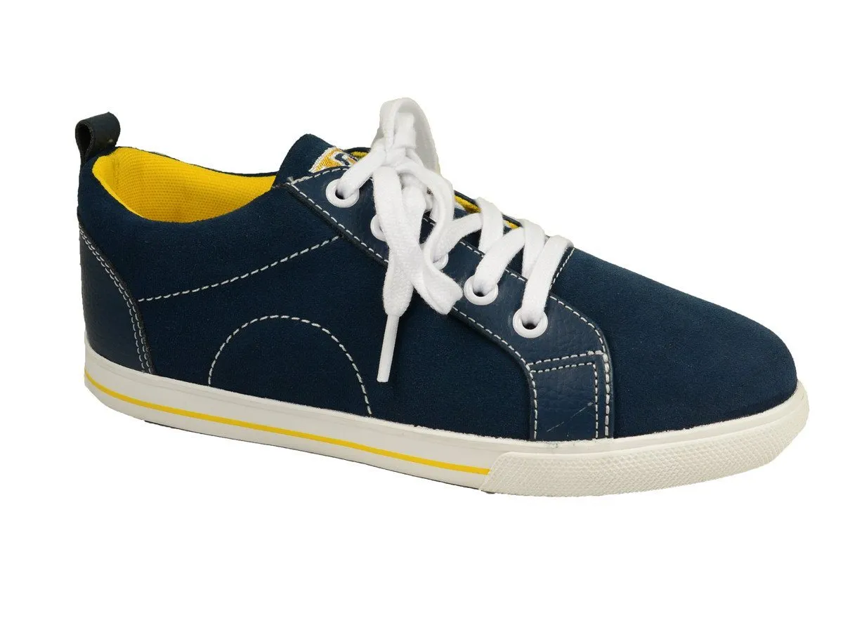 Florsheim 20181 Leather Boy's Shoe - Athletic - Navy