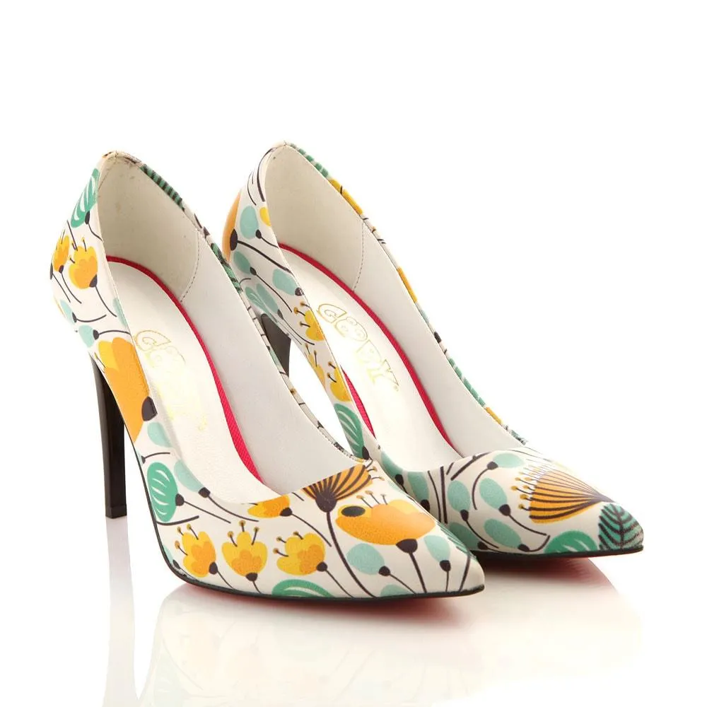 Flowers Heel Shoes STL4007