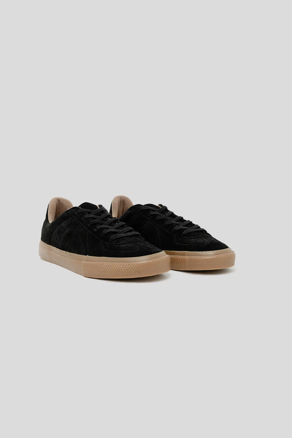 German Military Trainer "Skateboarding" - Black Suede