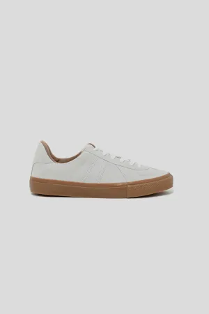 German Military Trainer "Skateboarding" - White Suede