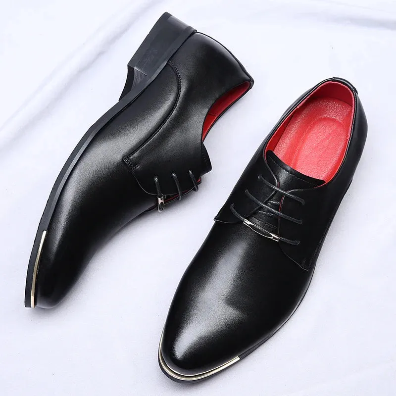 Hnzxzm Trending Italian Patent Leather Shoes Men Business Shoes Lace Up Oxfords Plus Size Male Wedding Party Shoes Men Leather