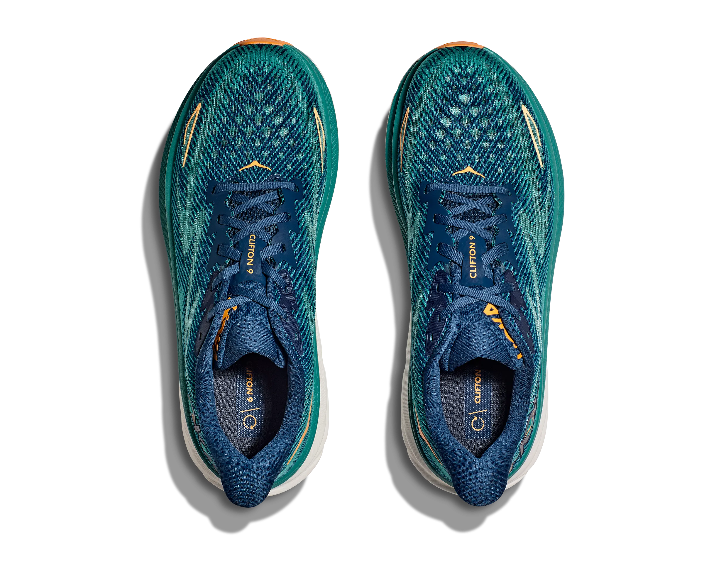 Hoka Mens Trainer Clifton 9 Midnight/Oceanic