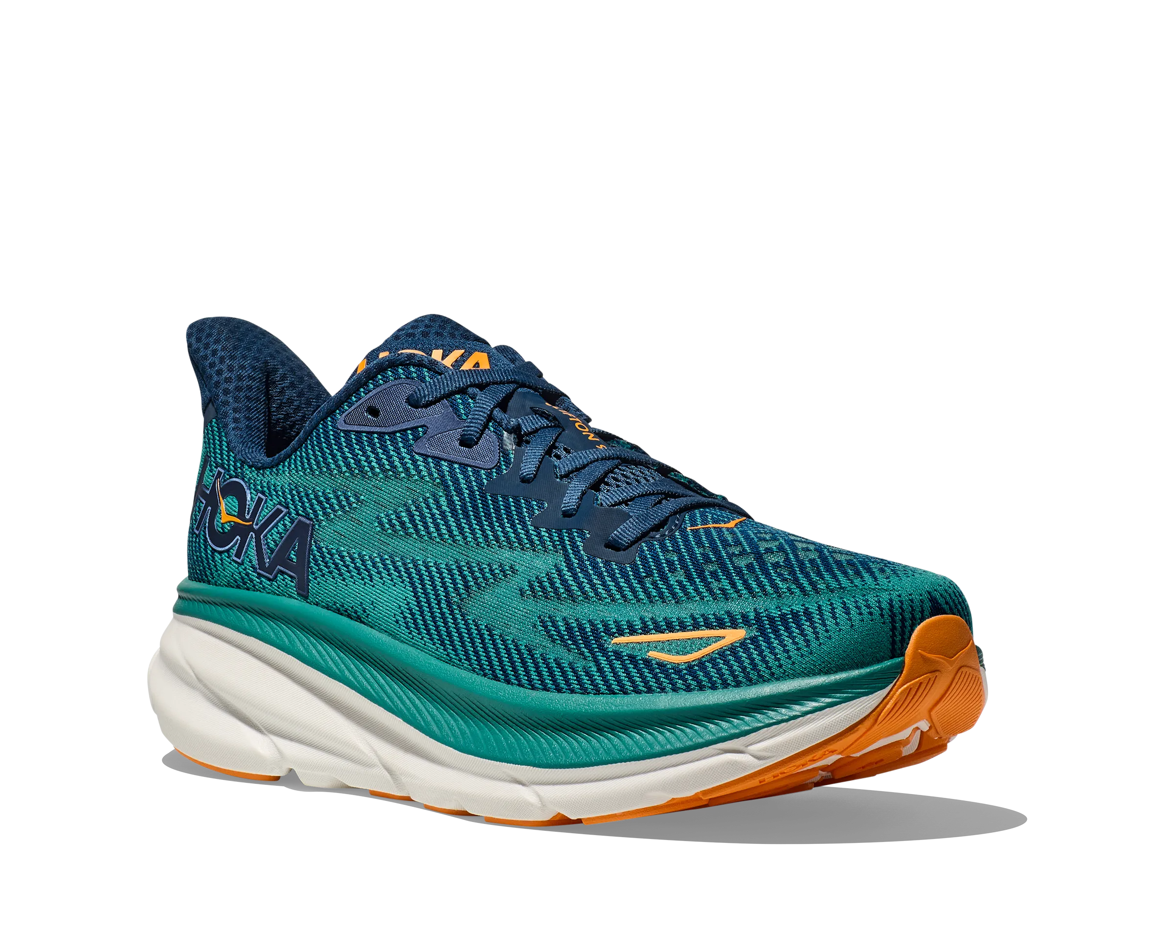 Hoka Mens Trainer Clifton 9 Midnight/Oceanic