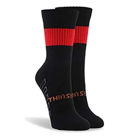 Hooped/Striped Short ThinSkins Socks - 6 Pack