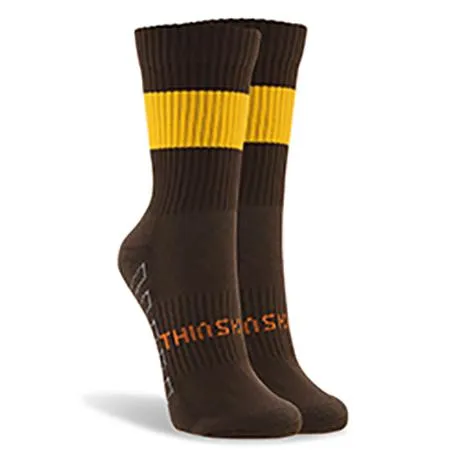 Hooped/Striped Short ThinSkins Socks - 6 Pack