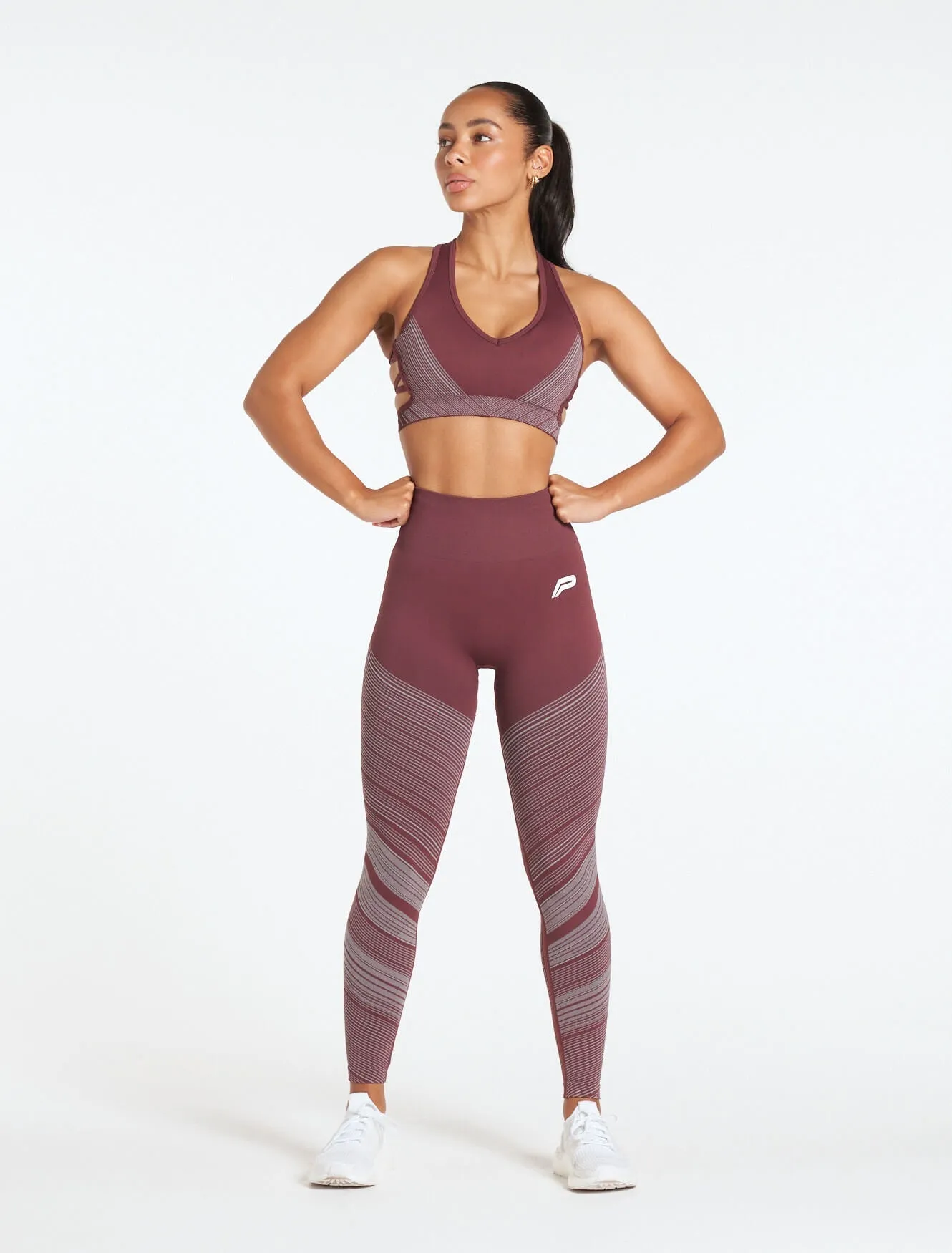 Impulse Seamless Sports Bra - Claret