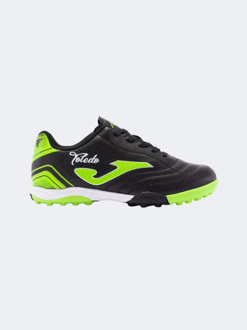 Joma Tftoledo Kids-Unisex Football Shoes Black/Lime