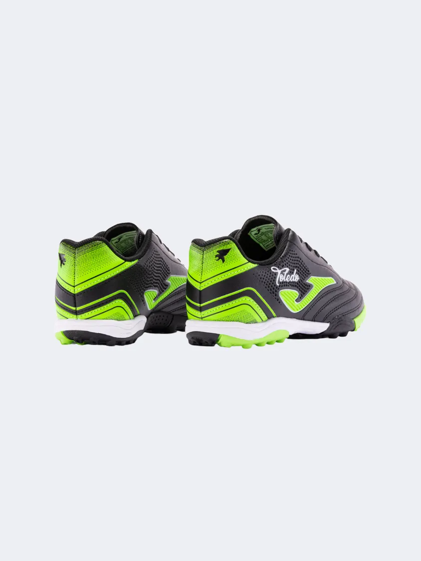 Joma Tftoledo Kids-Unisex Football Shoes Black/Lime